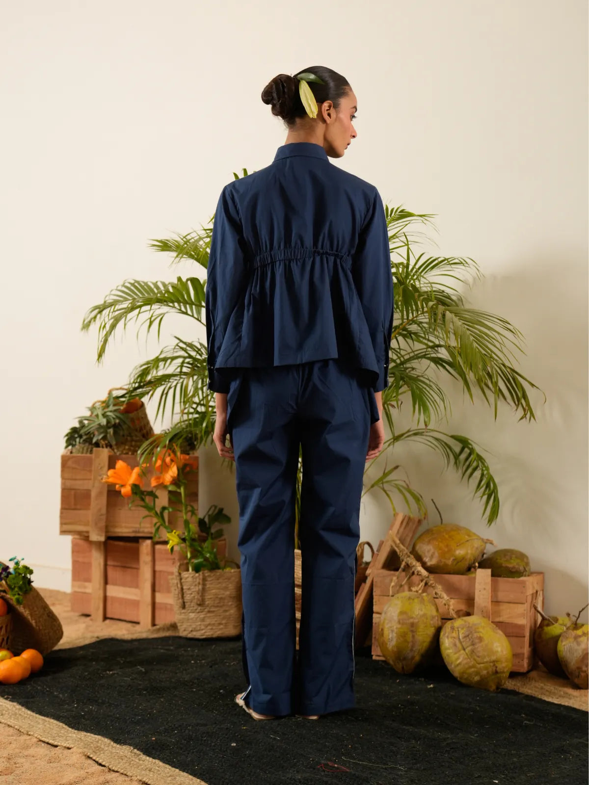 Blue Rivet Co-ord Set