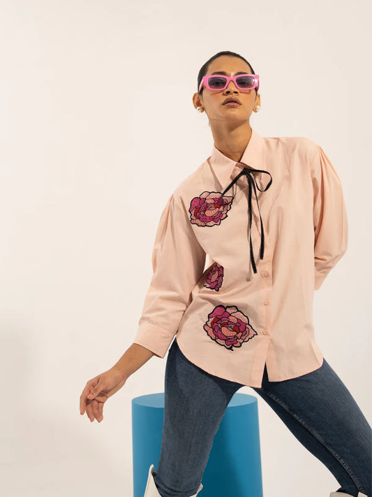Pink Budding Blossom Shirt