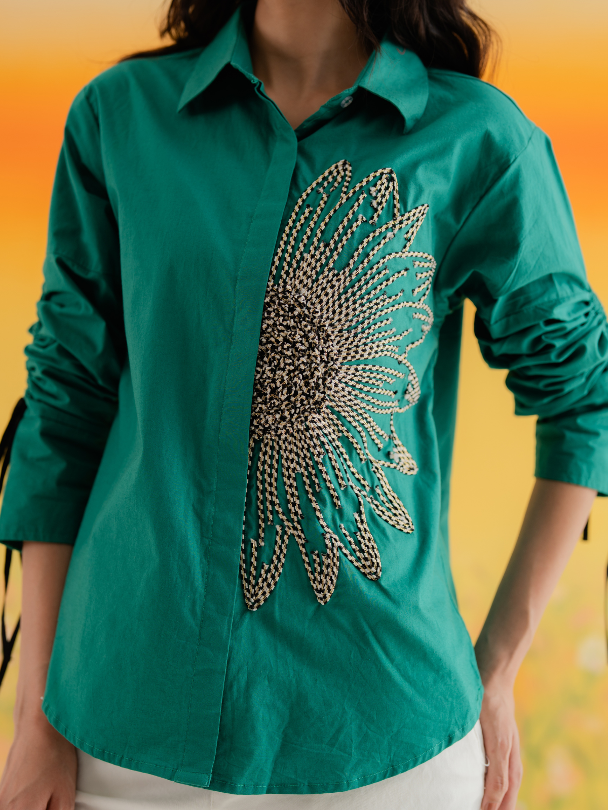 Sun & Shadow Button-Down