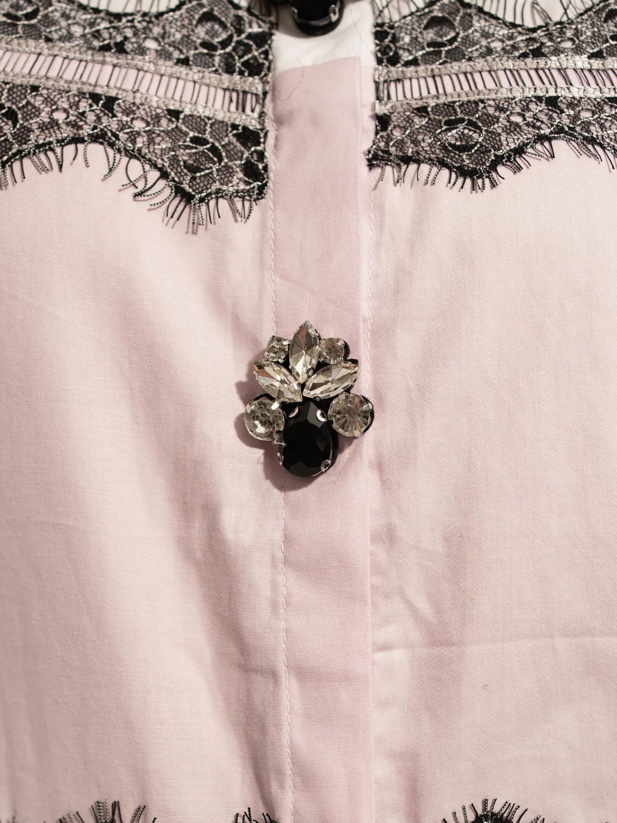 Lace it Up Lavendar Shirt