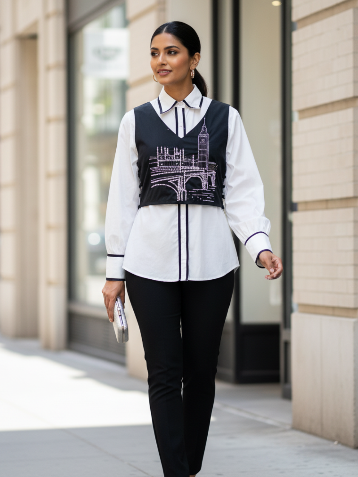 Skyline Overlay Shirt