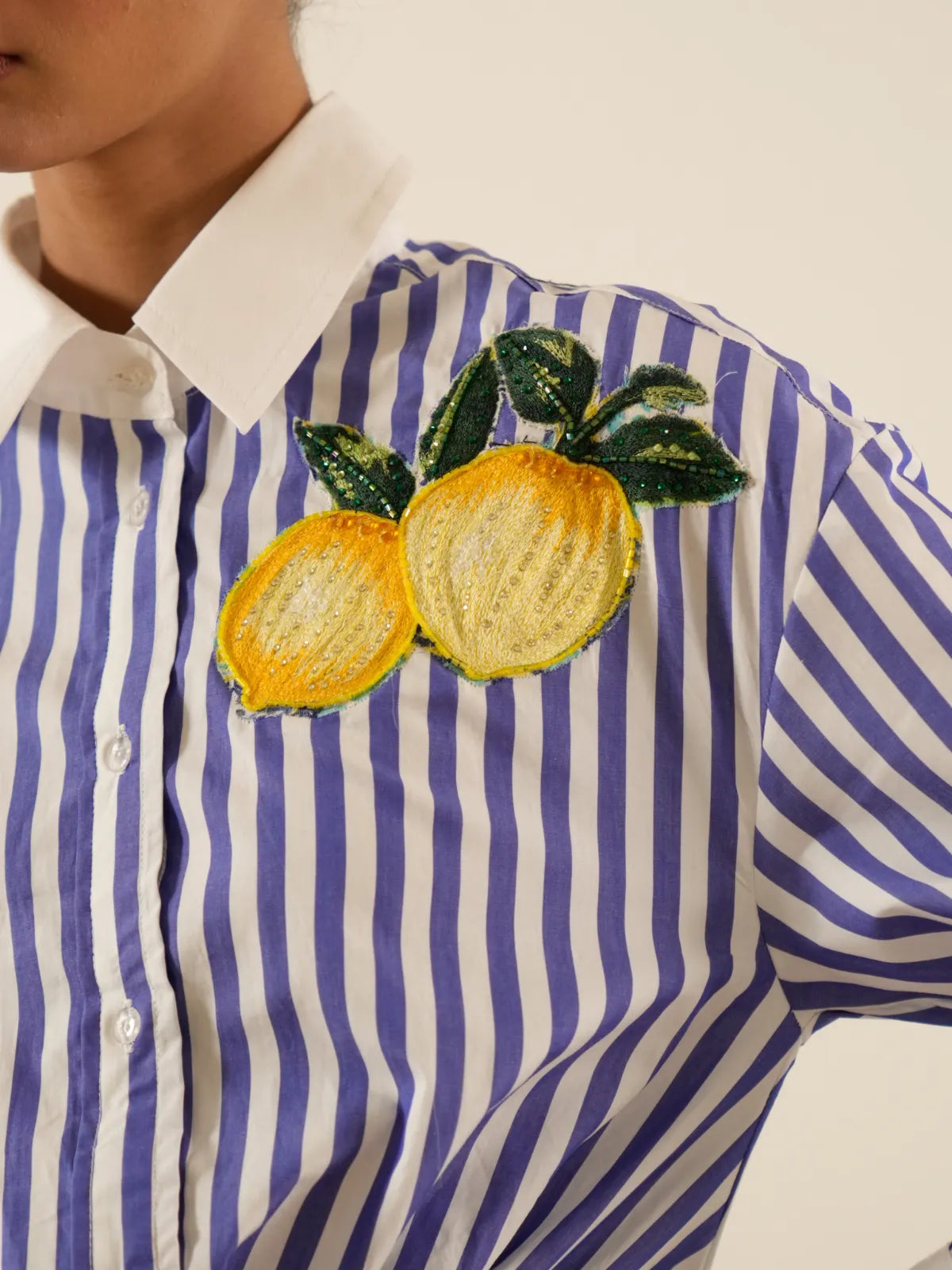 Lemon Knotted Shirt