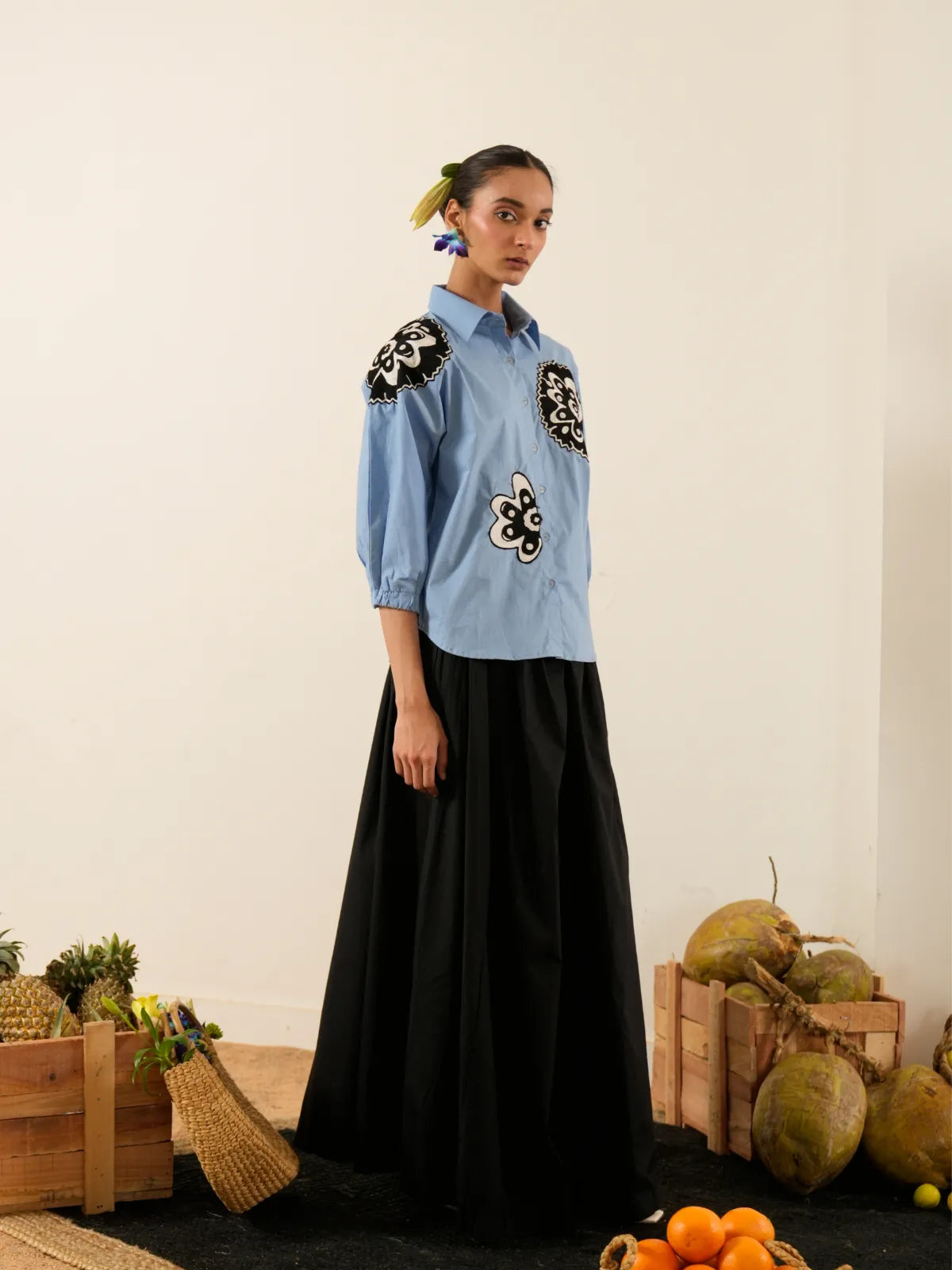 Black Viola Shirt