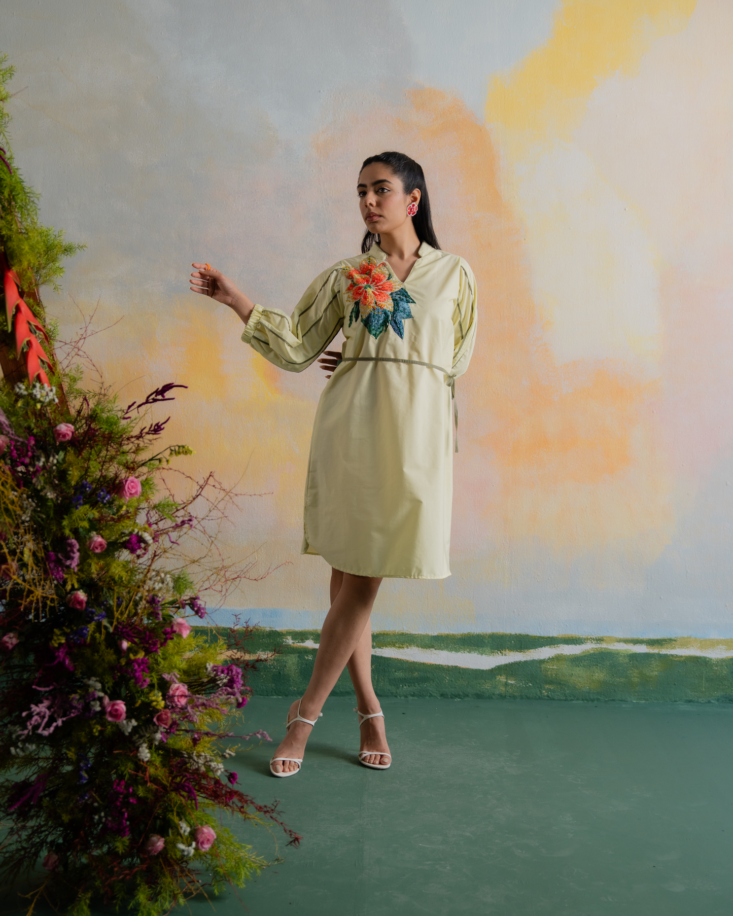 Yellow Blossom Dress