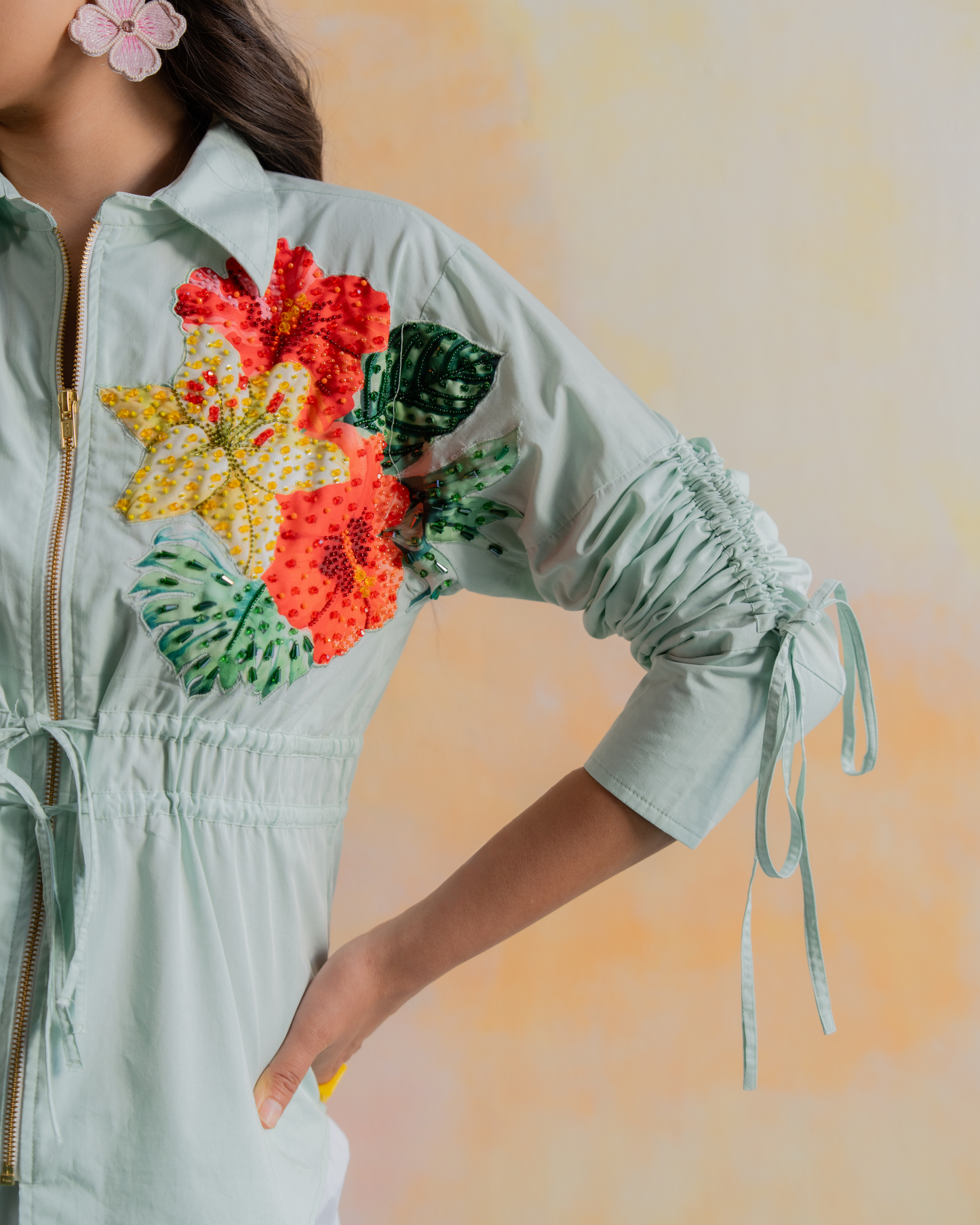 Mint Petal Parade Shirt