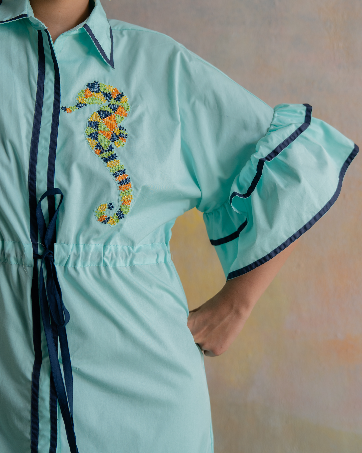 Seahorse Serenade Dress