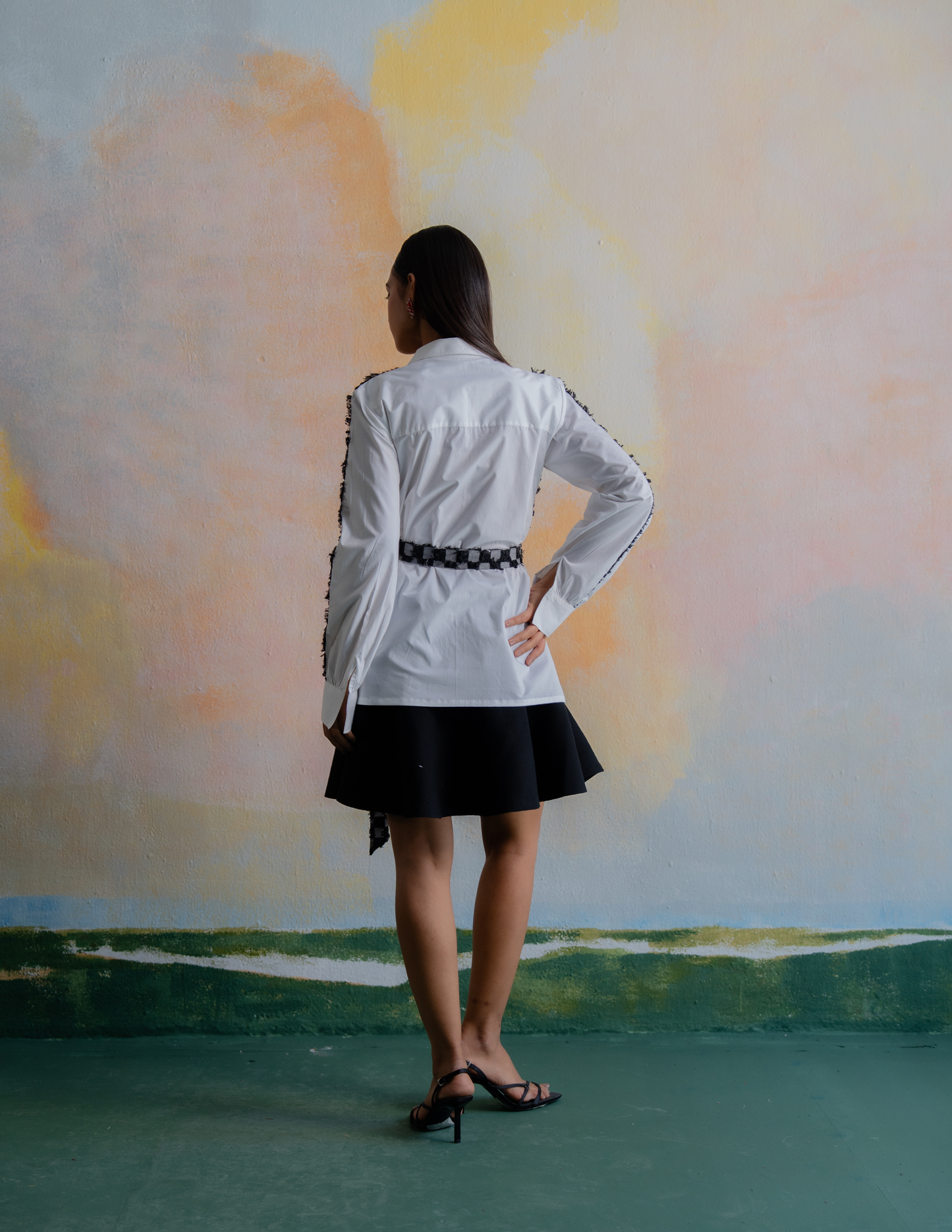 Chalk and Charcoal Shirt