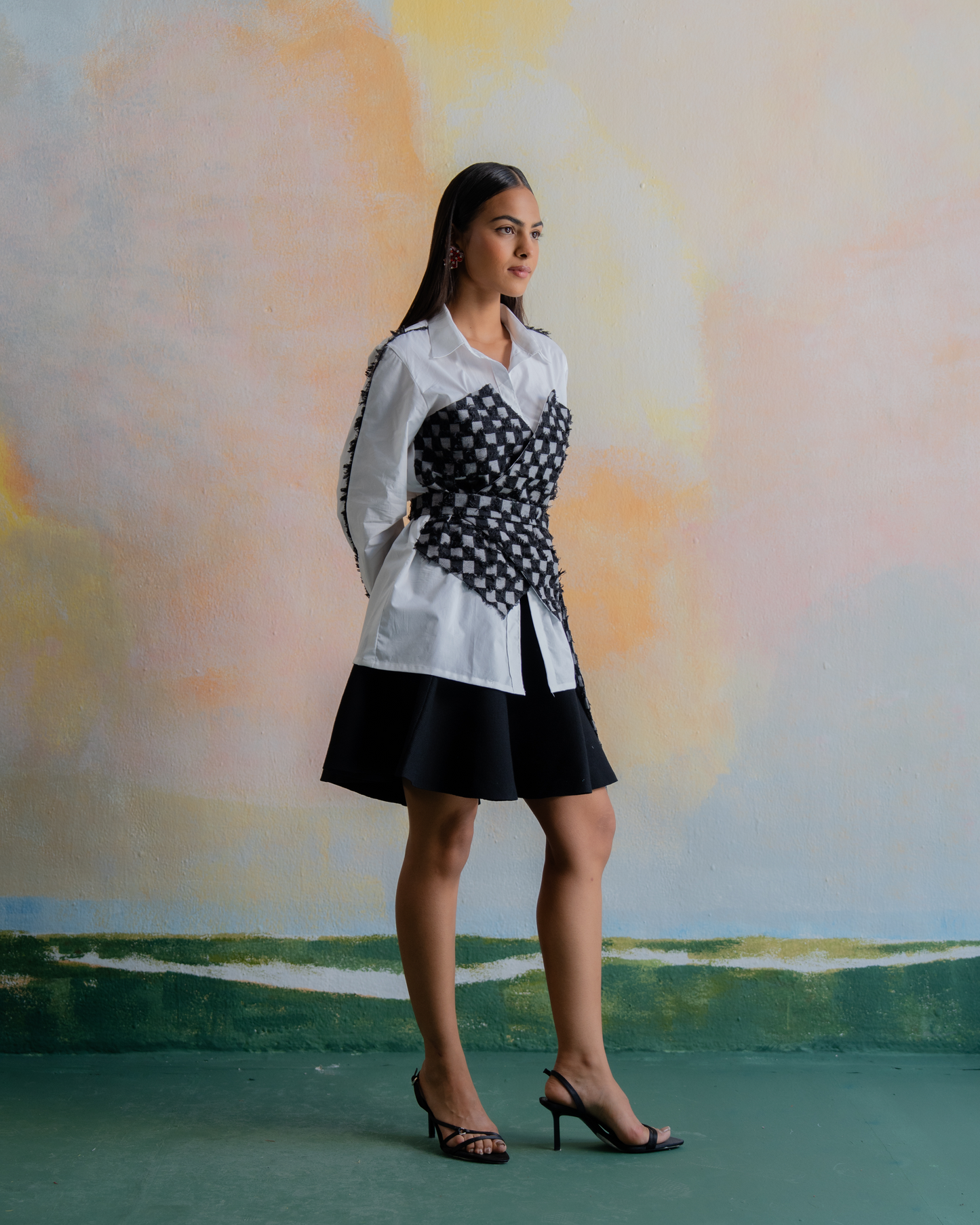 Chalk and Charcoal Shirt